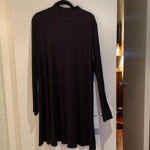 NWOT Gap ribbed, mock neck, swingy dress, size XL. Never worn.